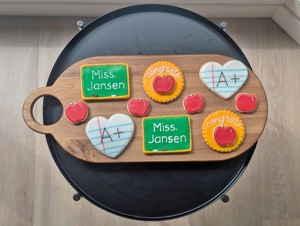 Custom Teacher Appreciation Sugar Cookie Gift Sets – Edmonton Pi