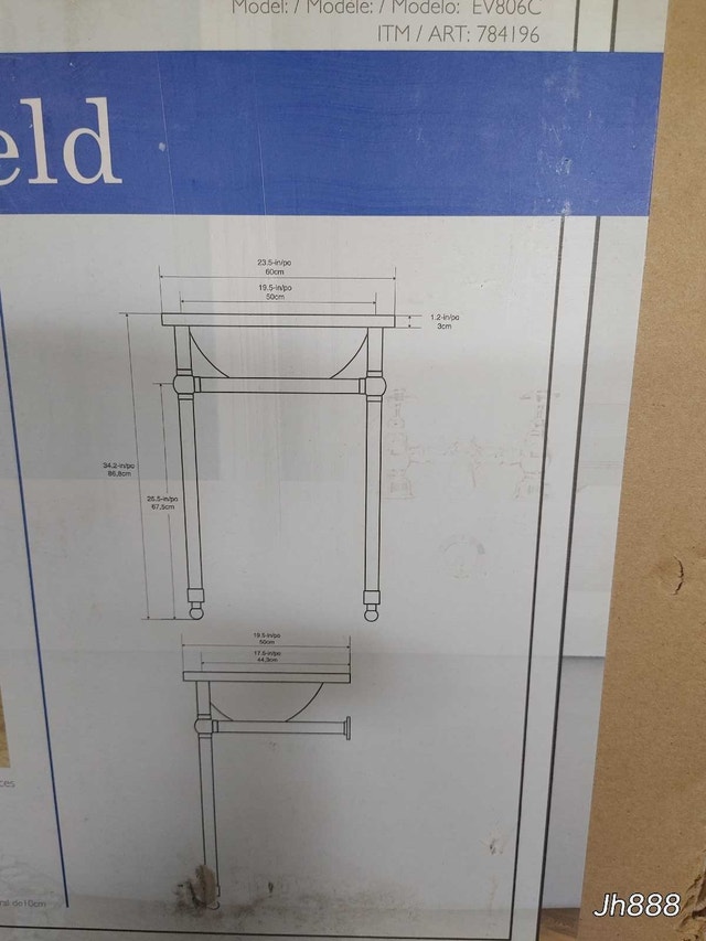 Moorefield 24-inch Sink Vanity moving sale - photo 3