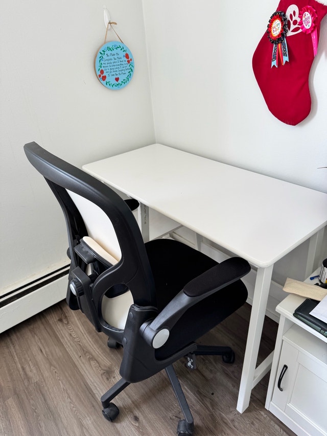 Desk and chair