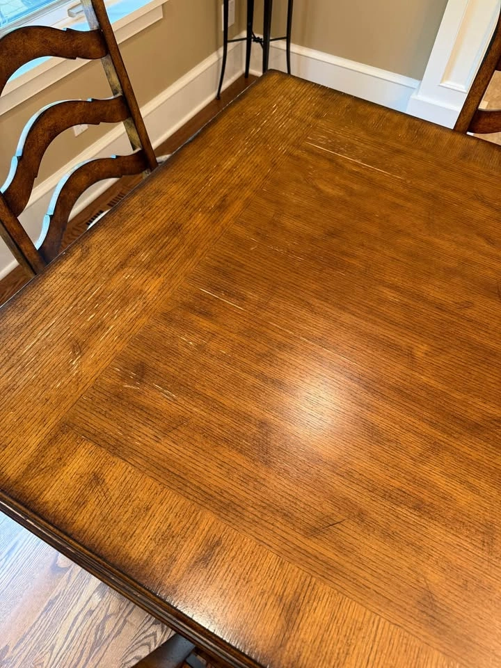 Solid Wood Dining Set – Seats 8–10 – Includes 8 Chairs - photo 4