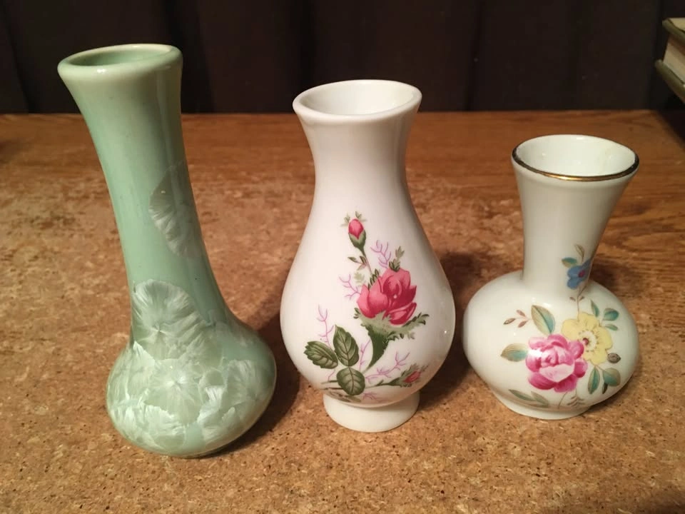 Lot of 9 Marcia of California Vases, Dishes, and Floral Decor - photo 3