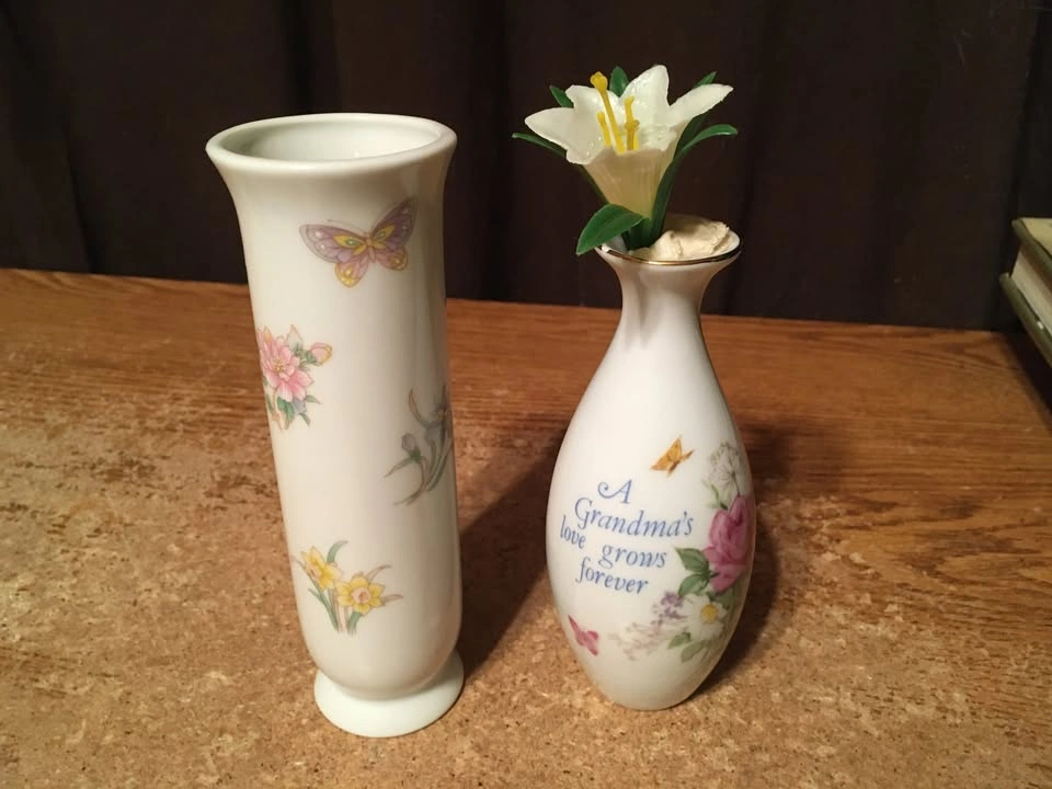 Lot of 9 Marcia of California Vases, Dishes, and Floral Decor - photo 5