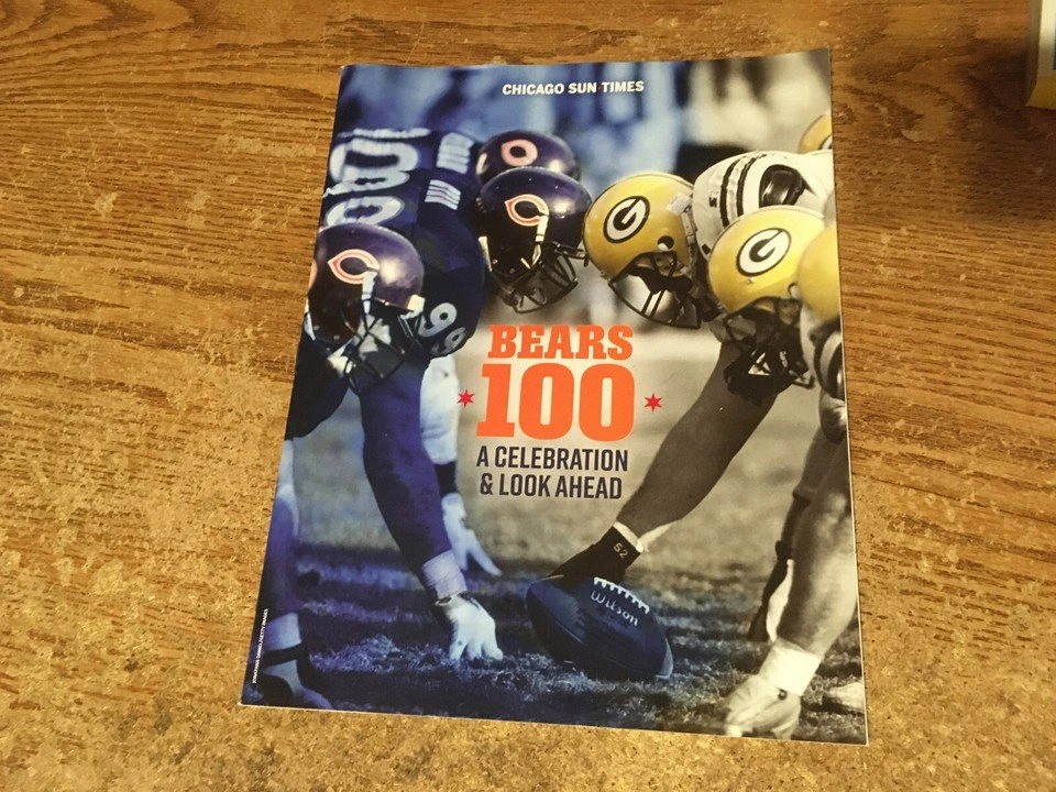 LOT OF 2 BEARS 100 A CELEBRATION & LOOK AHEAD CHICAGO SUN TIMES - photo 2