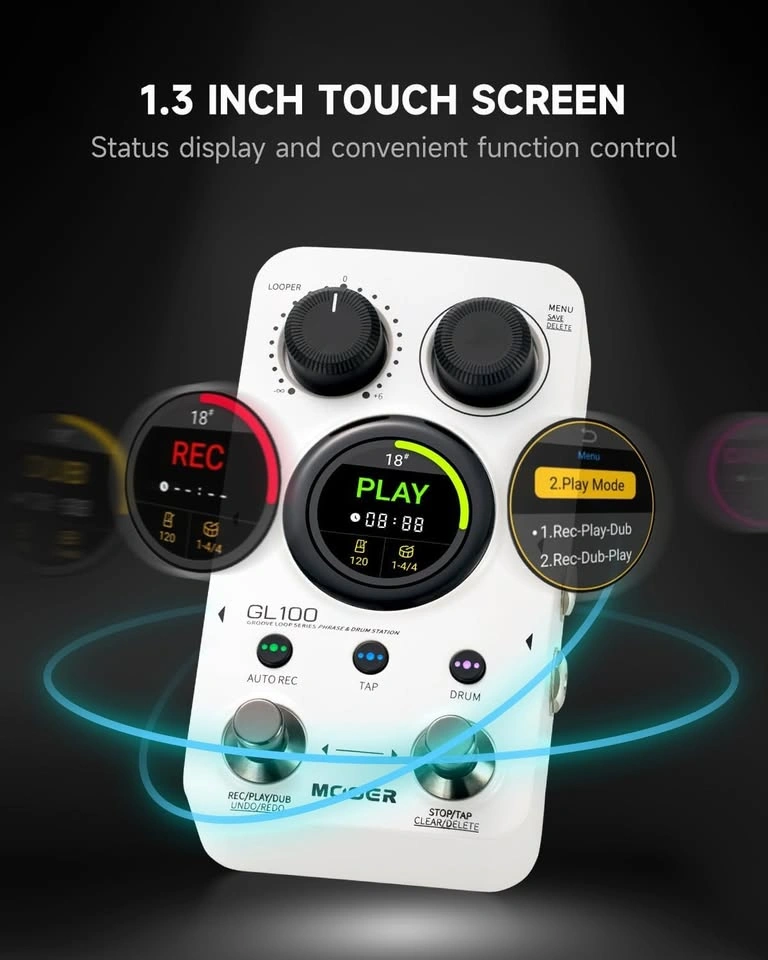 MOOER GL100 Looper Pedal - photo 2