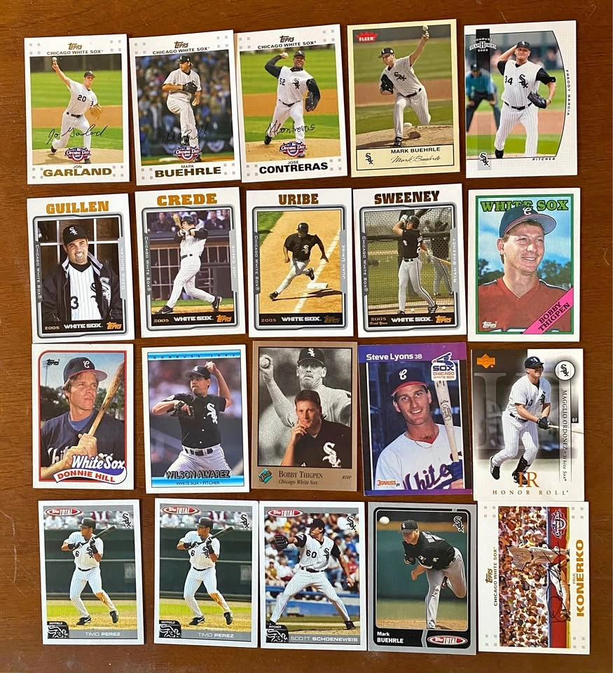 ⚽️ Chicago White Sox trading cards, lot of 20
