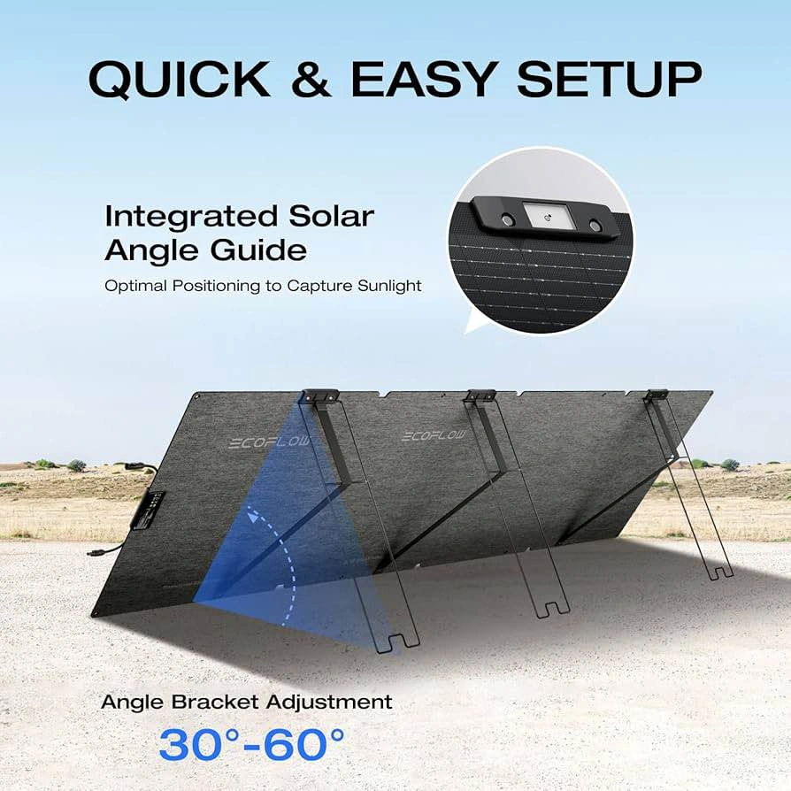 EF ECOFLOW 220W Foldable Portable Solar Panel - photo 3