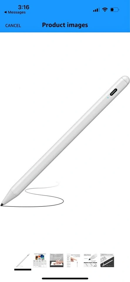 Stylus Pen for Apple iPad with Palm Rejection