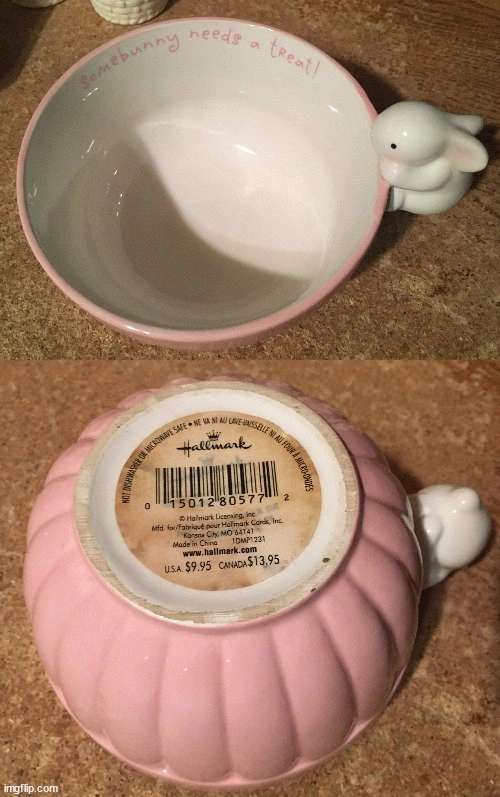 Easter Decor Lot: Candle Holders, Rabbit Bowls, and Baskets - photo 3