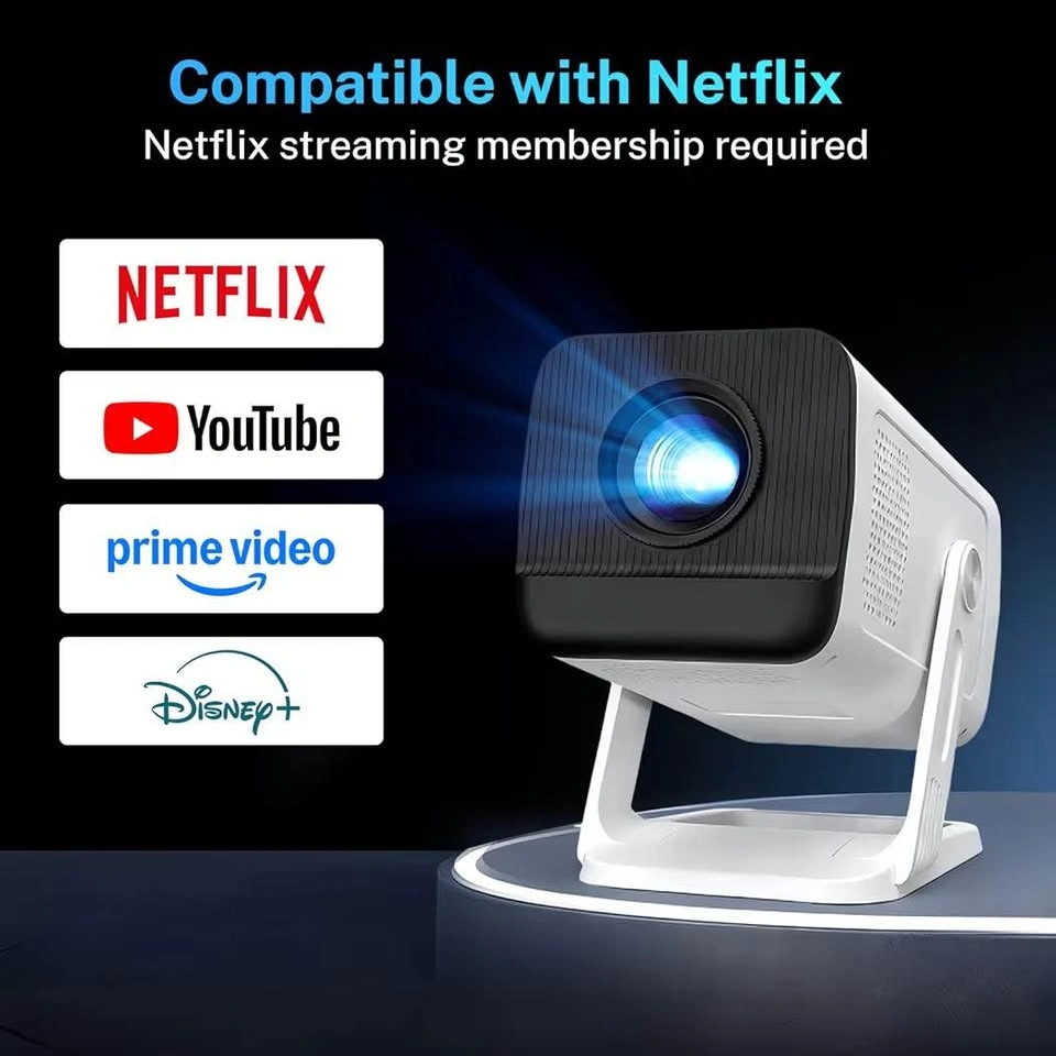 Smart Mini Projector with Netflix & YouTube 4K Support - photo 2