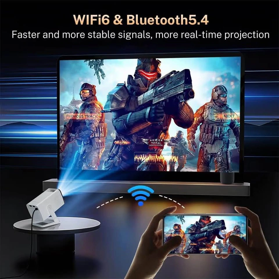 Smart Mini Projector with Netflix & YouTube 4K Support - photo 5