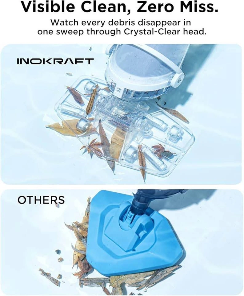 Cordless Pool Vacuum Rechargeable with Extendable Pole - photo 2