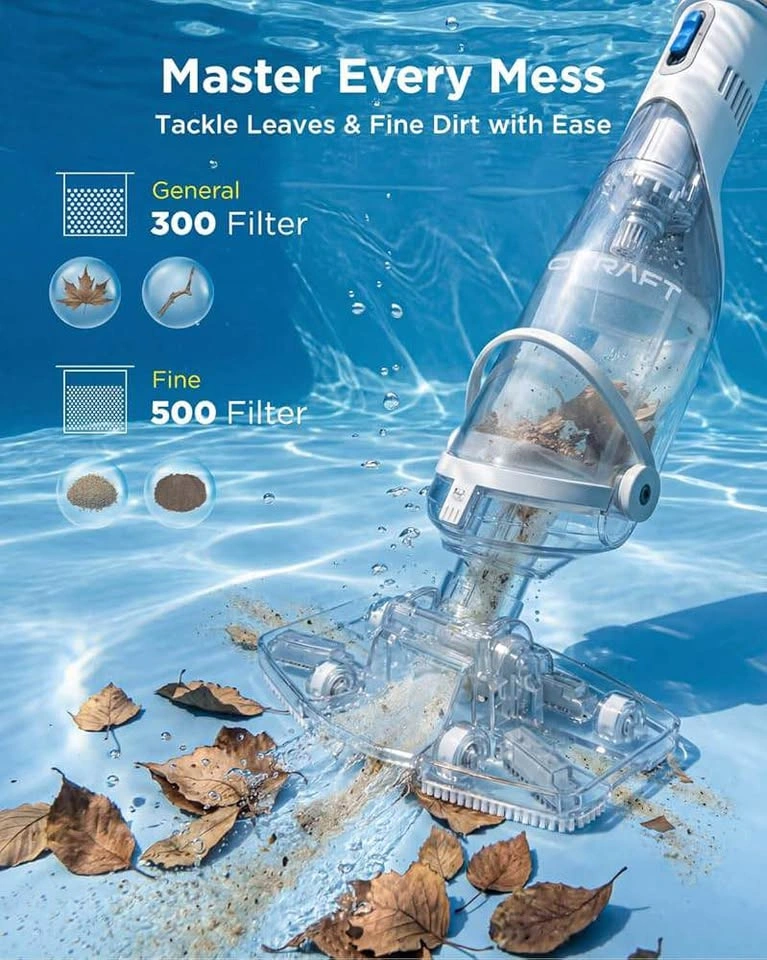 Cordless Pool Vacuum Rechargeable with Extendable Pole - photo 3
