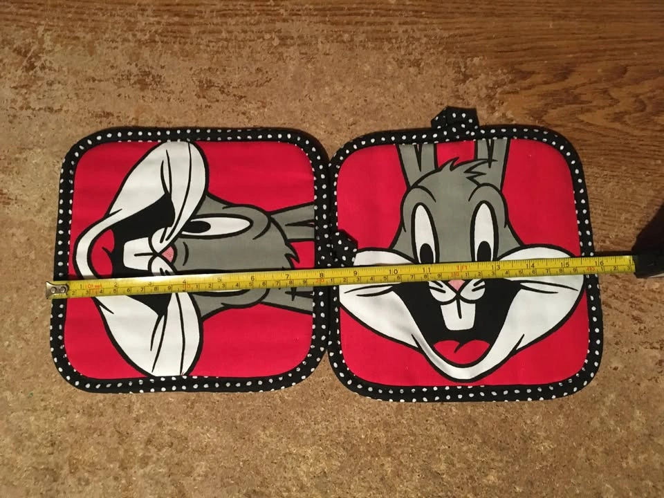 SET OF 2 BUGS BUNNY POT HOLDERS LOONEY TUNES BARTH & DREYFUSS 19 - photo 4
