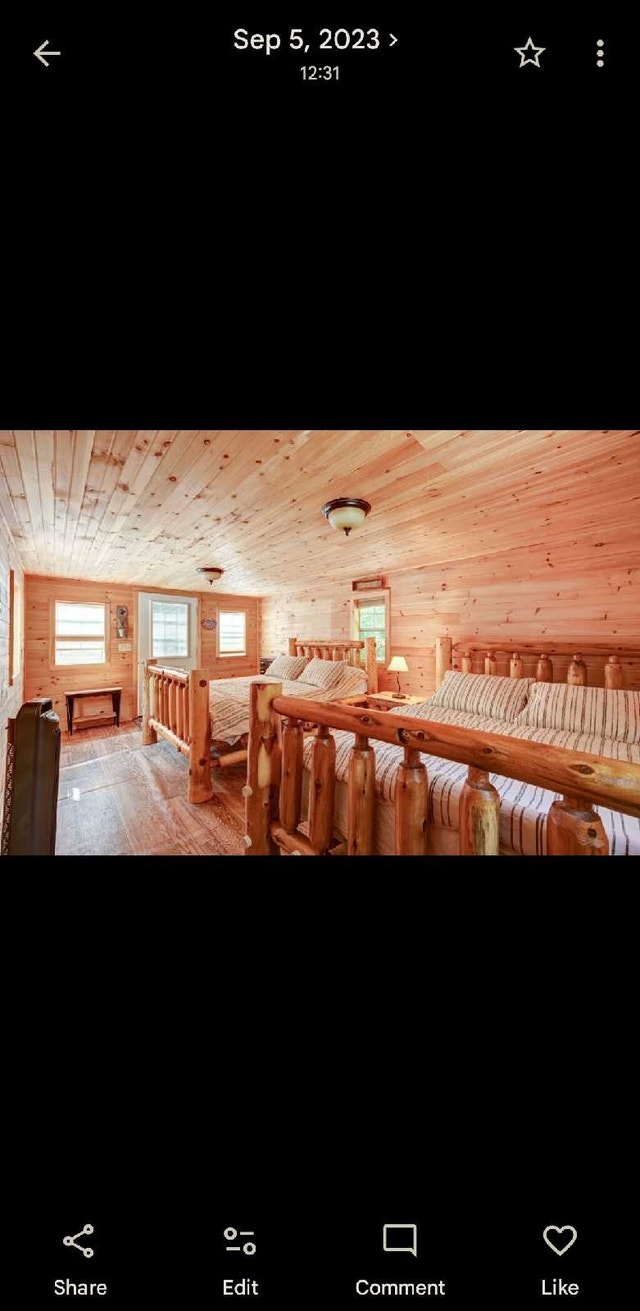 Custom Solid Log Cottage Bed + Endy Mattress - photo 2