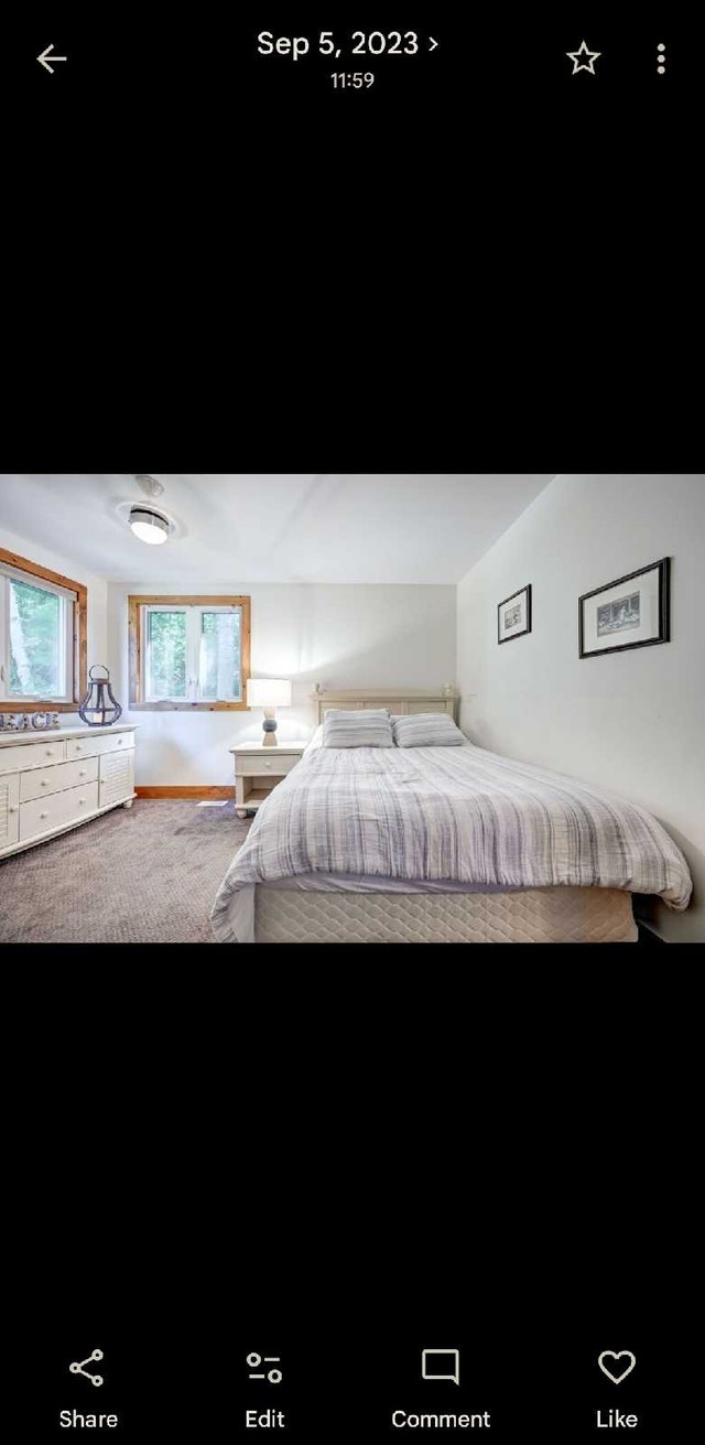 Queen Bed Frame + Endy Mattress – Clean Cottage Set
