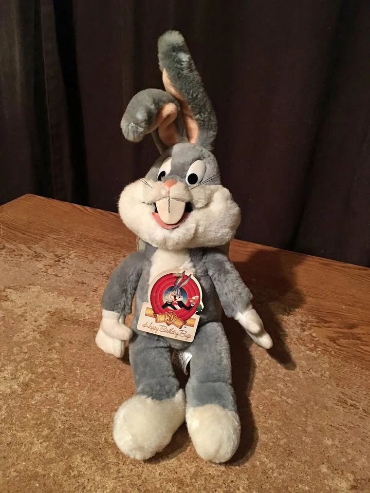 Bugs Bunny Plush Looney Tunes 50th Anniversary 24K Special Effec