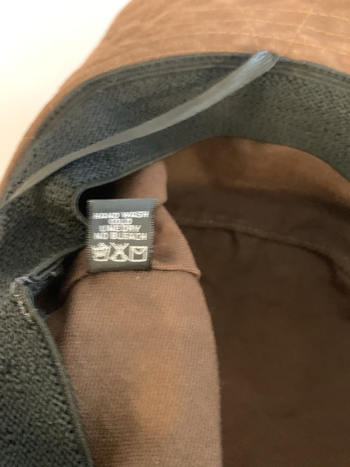 ⚽️ Vintage KAVU Bucket Hat Brown Cotton Canvas Adjustable USA - photo 4