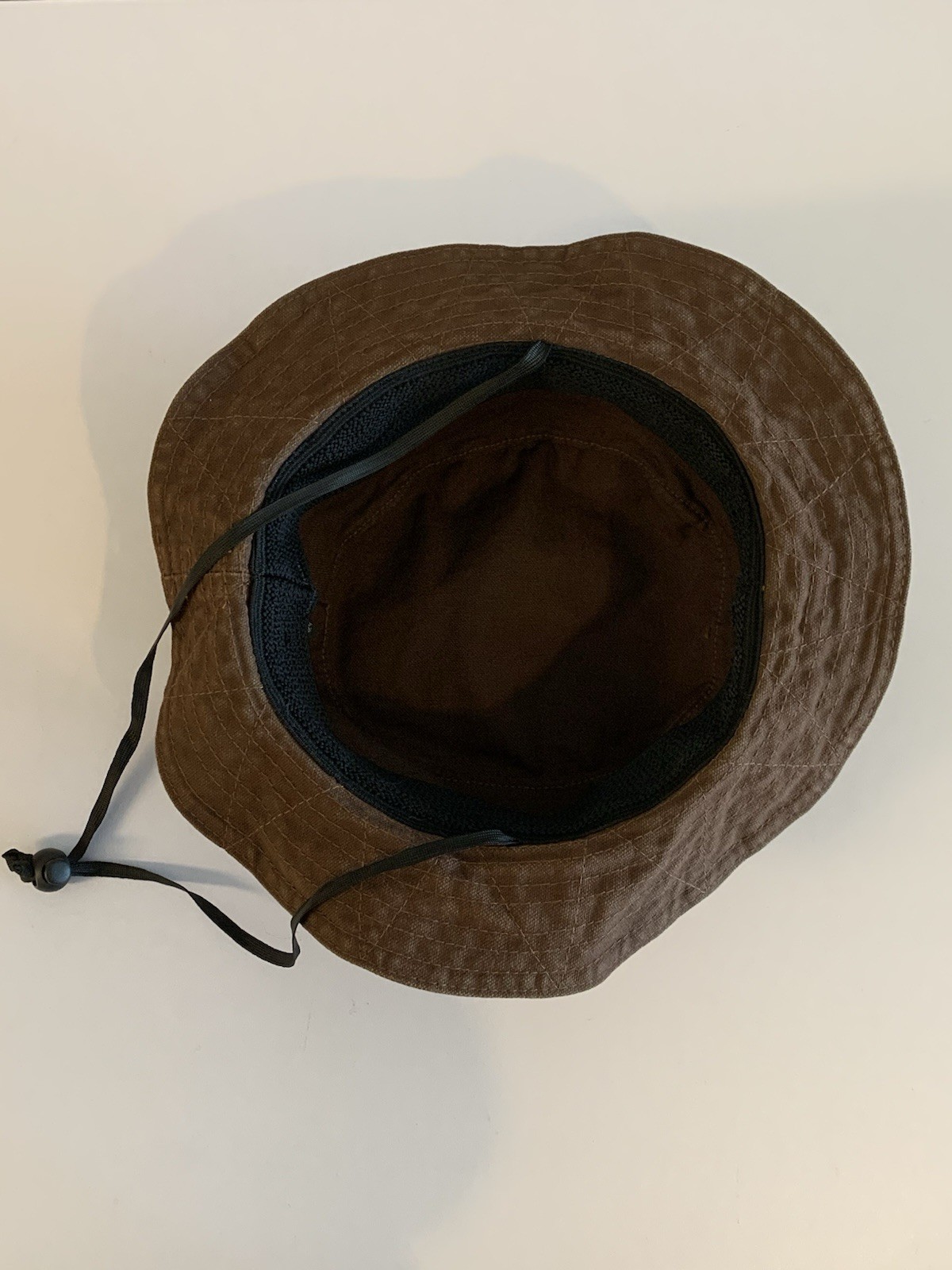 ⚽️ Vintage KAVU Bucket Hat Brown Cotton Canvas Adjustable USA - photo 5