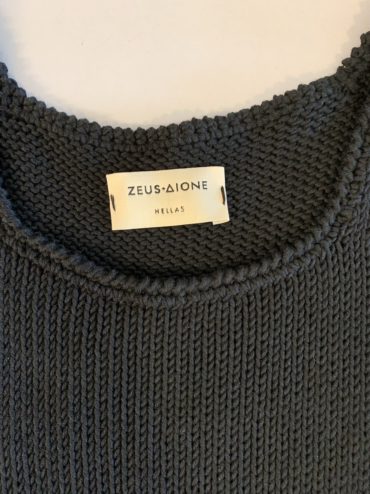 ⚽️ Zeus + Dione Hellas Iole Black Knit Fringe Tank Top 42 - photo 3