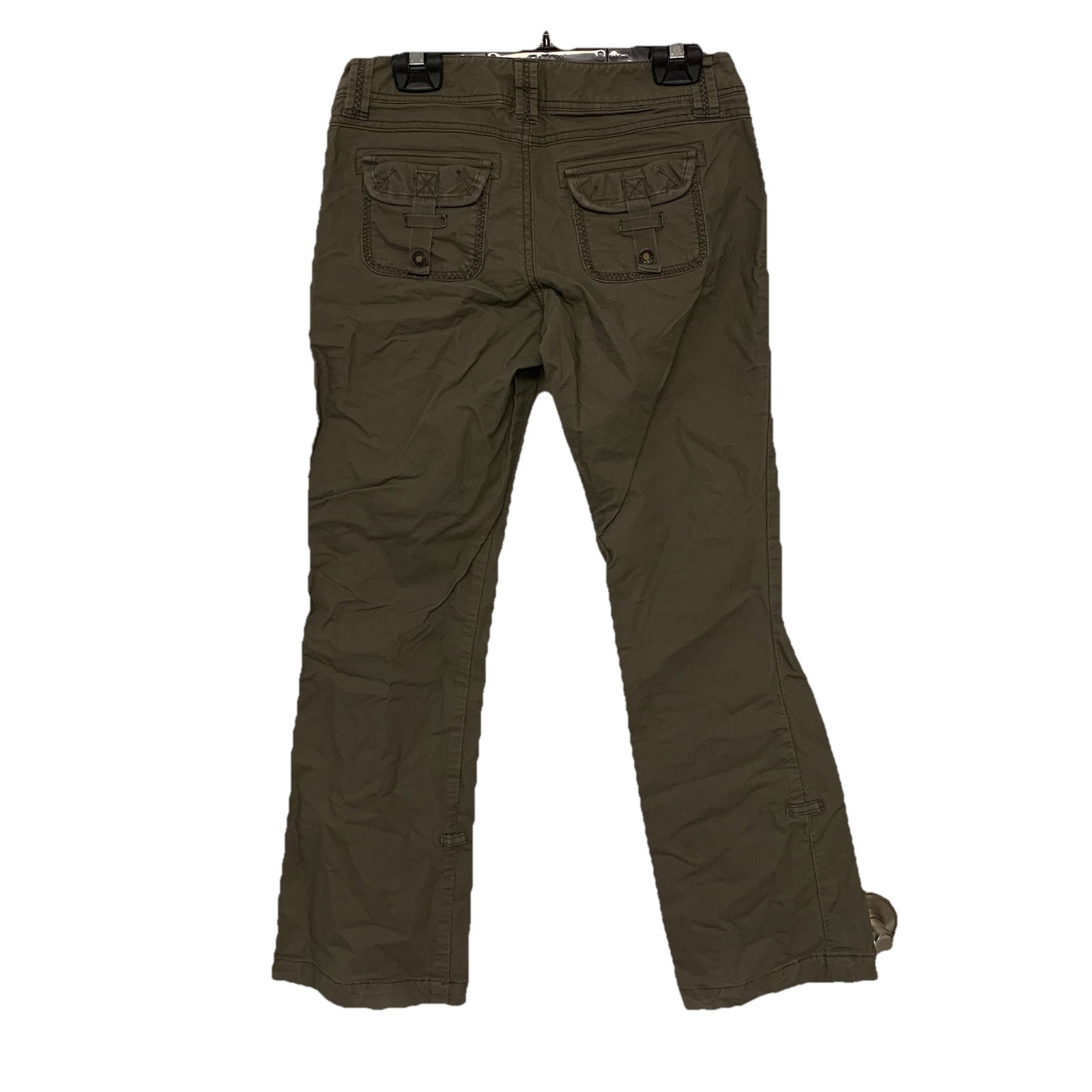 ⚽️ VTG Y2K Garage Low Rise Cargo Pants 5 Khaki Stretch - photo 2