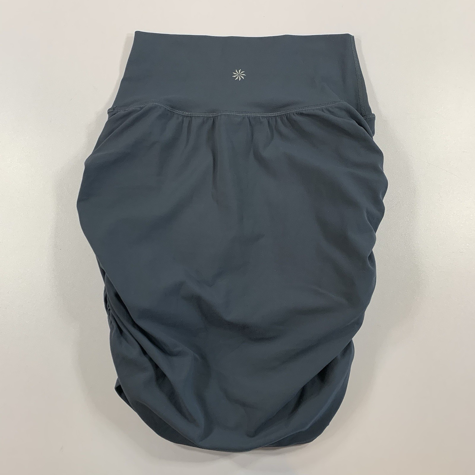 ⚽️ Athleta Transcend Skort XS Slate Grey/Blue High Rise Ruched