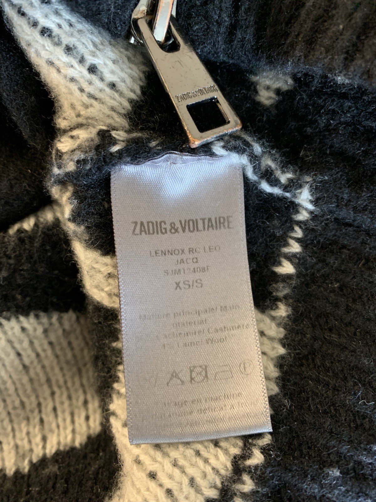 ⚽️ Zadig & Voltaire Lennox RC Leo Jacq Cashmere Leopard Hoodie - photo 5