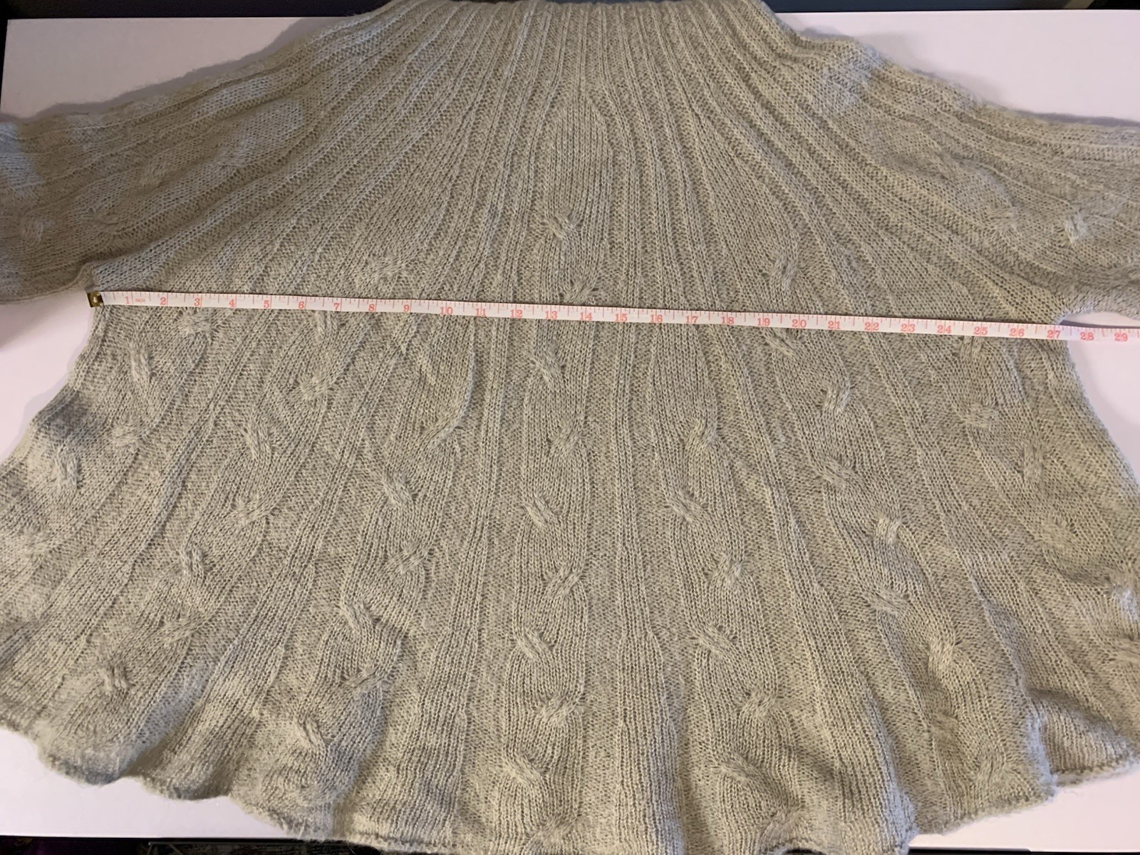 ⚽️ Summum Women Mohair Turtleneck Oversized Tunic Poncho Sweater - photo 4
