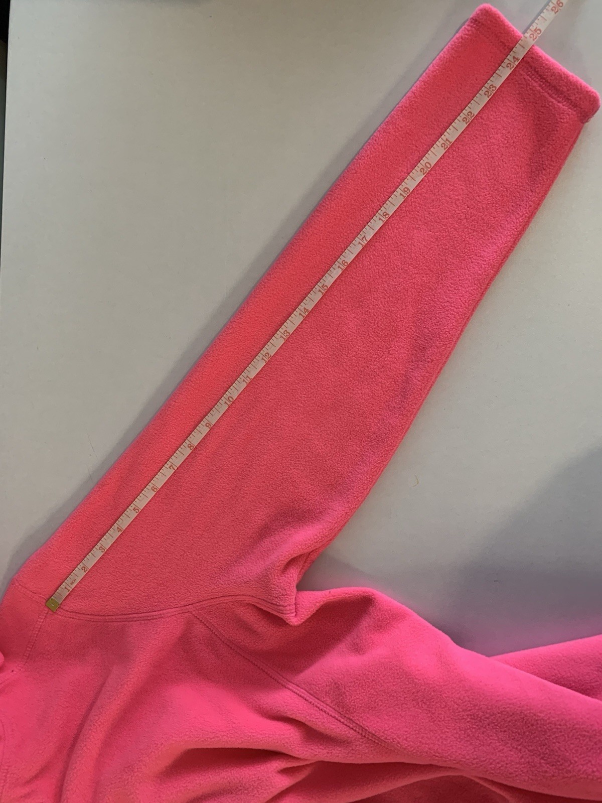 ⚽️ Old Navy Neon Pink Fleece XL Full Zip Bright Monochrome - photo 5