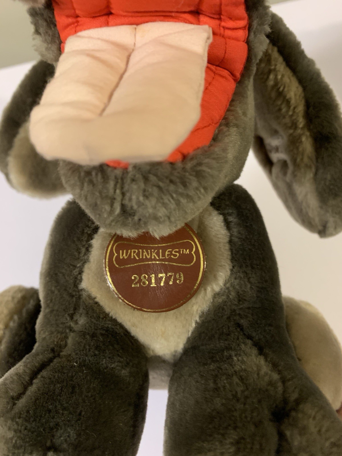 ⚽️ Vintage Ganz Wrinkles Dog Plush 1984 Heritage Sitting - photo 3