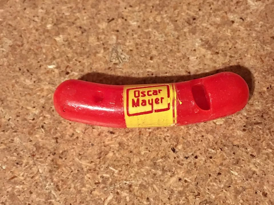 1950'S 60'S OSCAR MAYER WEINER WHISTLE 2 1/8"