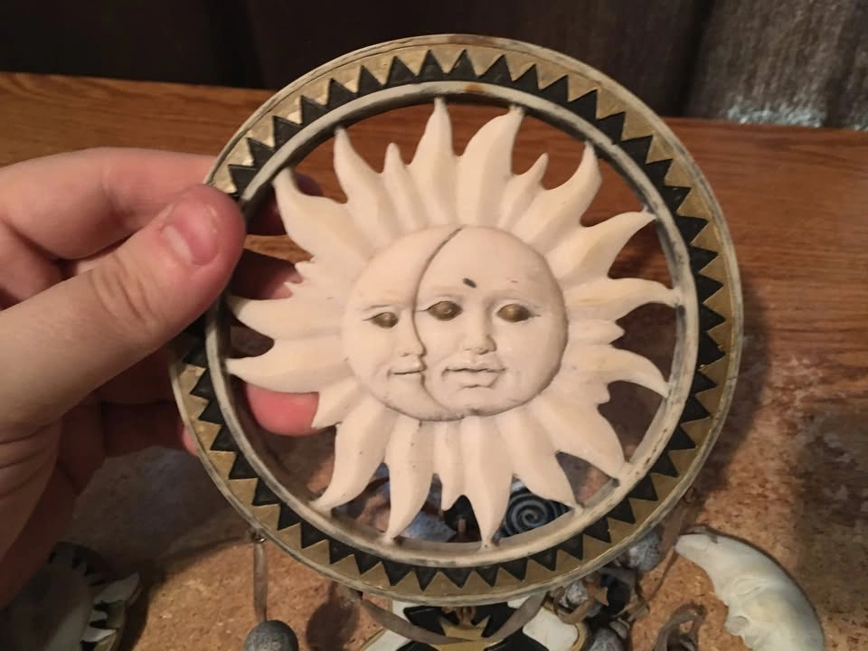 SUN AND MOON TWO FACE WIND CHIME - photo 5