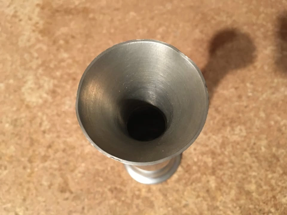 VINTAGE STIEFF PEWTER BUD VASE P 131 7.25" - photo 3