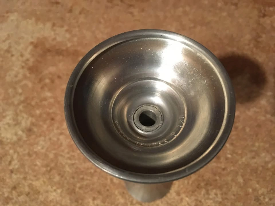VINTAGE STIEFF PEWTER BUD VASE P 131 7.25" - photo 4