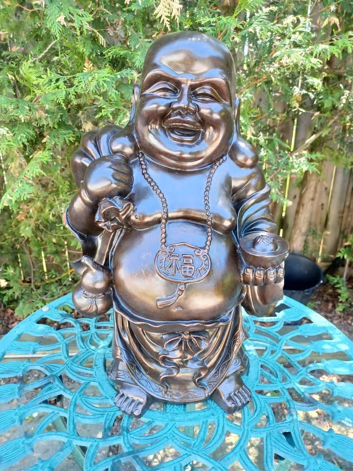 Brand New Laughing Buddha Garden Ornament 18 inches