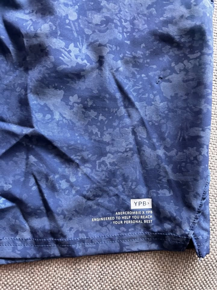 Abercrombie Boys' YPB Motiontek Training Shorts ~ Blue ⚽️ - photo 2