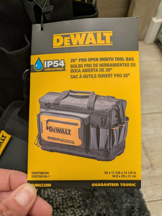 DeWalt 20 Inch Pro Open Mouth Tool Bag - photo 2