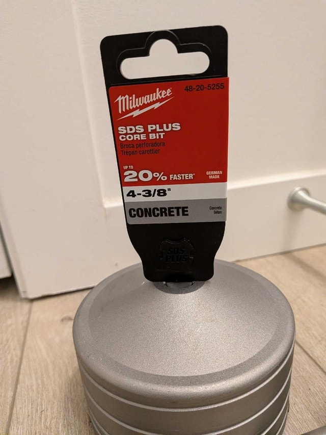 Milwaukee 4-3/8 inch SDS Plus Core Bit and 13 inch Adapter - photo 2