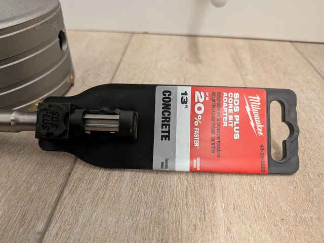 Milwaukee 4-3/8 inch SDS Plus Core Bit and 13 inch Adapter - photo 3