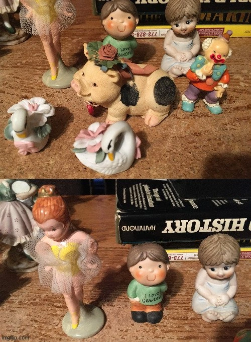 LOT OF 35 FIGURINES ENESCO ANGELS ANIMALS DEER BEAR KIDS - photo 2