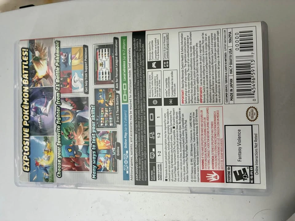 Nintendo Switch Pokkén Tournament DX game - photo 2