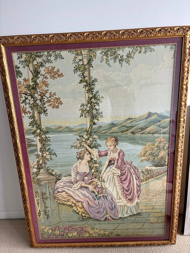 Framed Classical Tapestry Wall Art