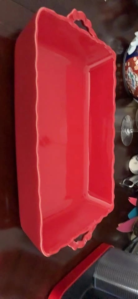 Vintage Matceramica Red Baking Dish - photo 2