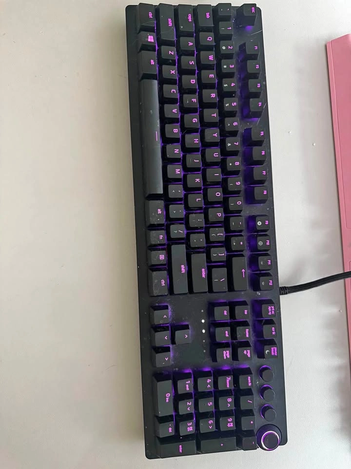 Razer Huntsman Elite RGB Gaming Keyboard + Razer Firefly RGB Mou