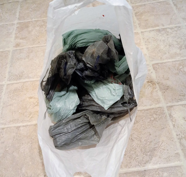 Plastic shopping bags