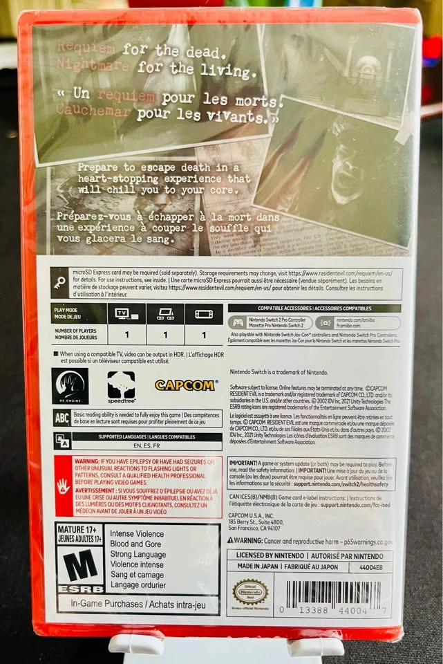 Nintendo Switch 2 - Resident Evil 9 Requiem - NEW Sealed - photo 2