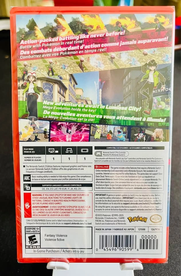 Nintendo Switch 2 - Pokemon ZA Legends - NEW Sealed - photo 2
