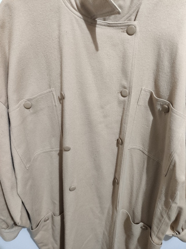 Made in France 100% Wool Trench Coat Vintage Timwear Paris - photo 3