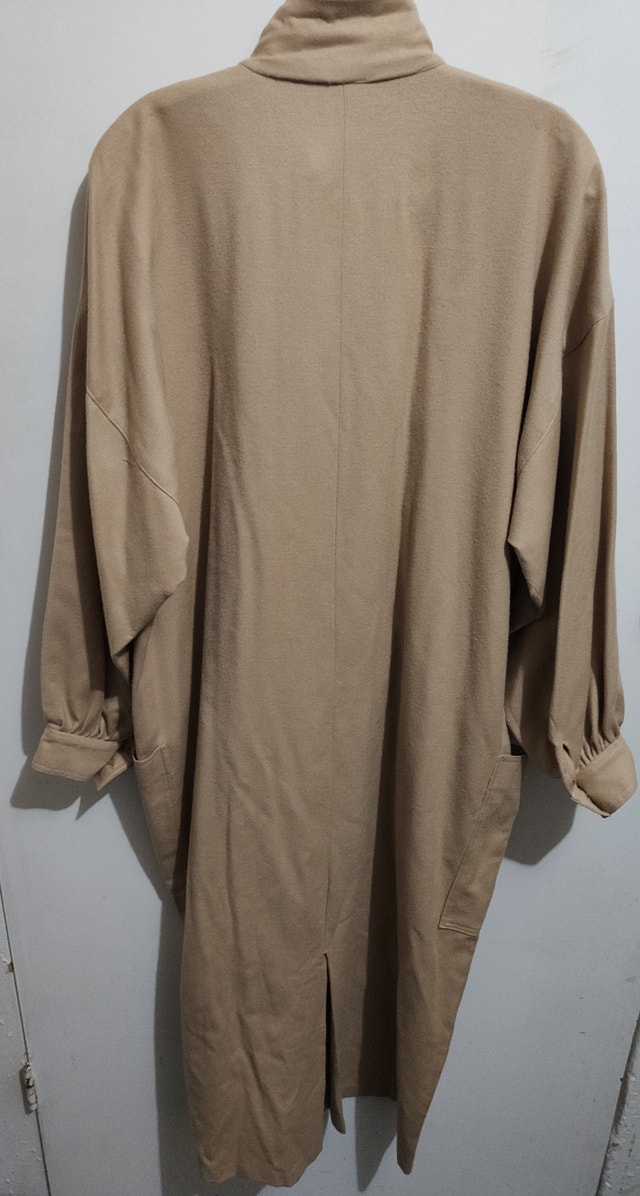 Made in France 100% Wool Trench Coat Vintage Timwear Paris - photo 5