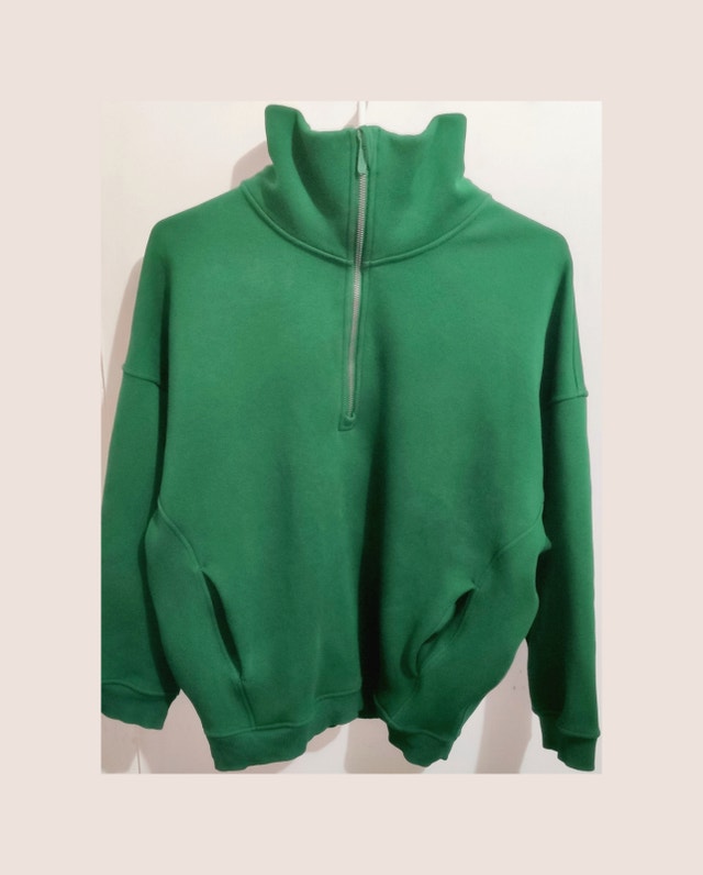 Lululemon Scuba Half-Zip Funnel Neck Oversized S