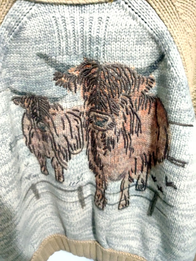 Free People We The Free Highland Cardi 100% Wool Deadstock XL - photo 5